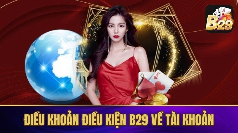 Nội dung chính sách điều khoản về tài khoản đang được áp dụng
