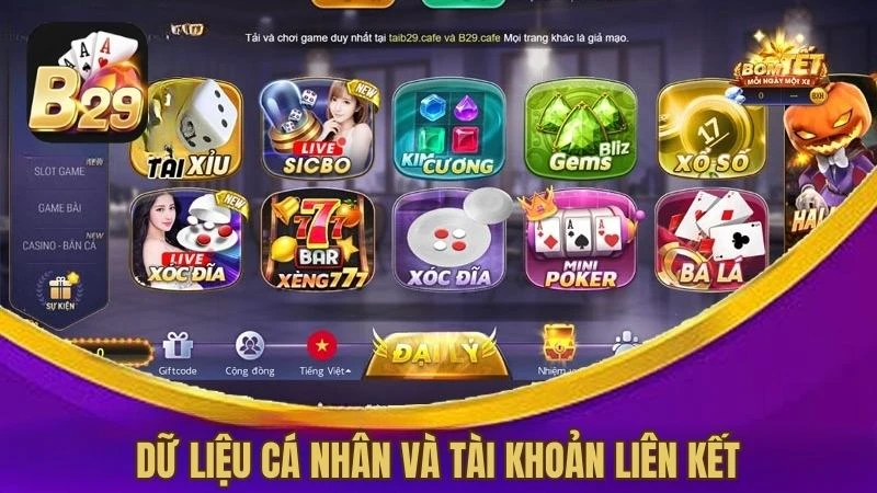 Lưu ý với các thông tin cá nhân và tài khoản liên kết trên hệ thống