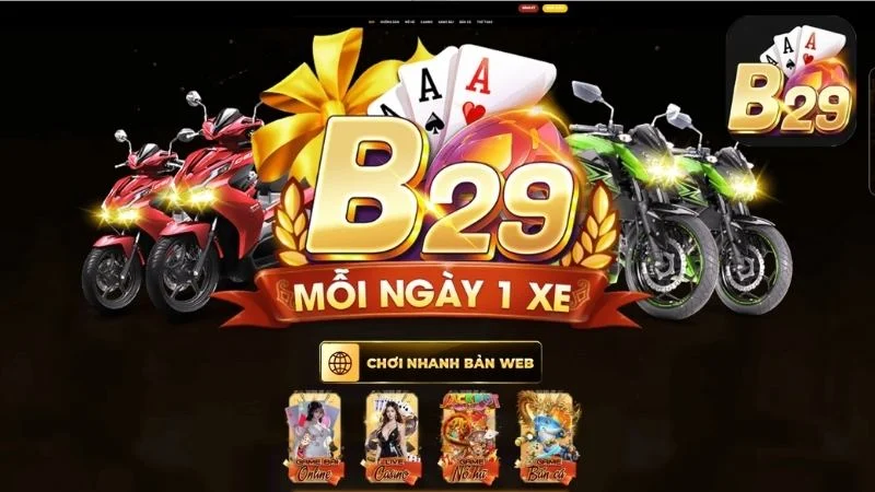 Hướng dẫn các bước tham gia cổng game B29 từ A - Z