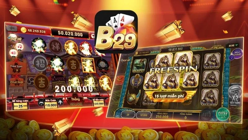 Khám phá danh mục nổ hũ - quay slot B29, rinh Jackpot cực khủng